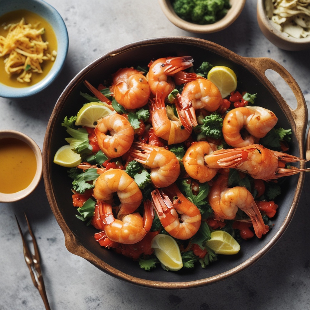 Firecracker Prawn Dish