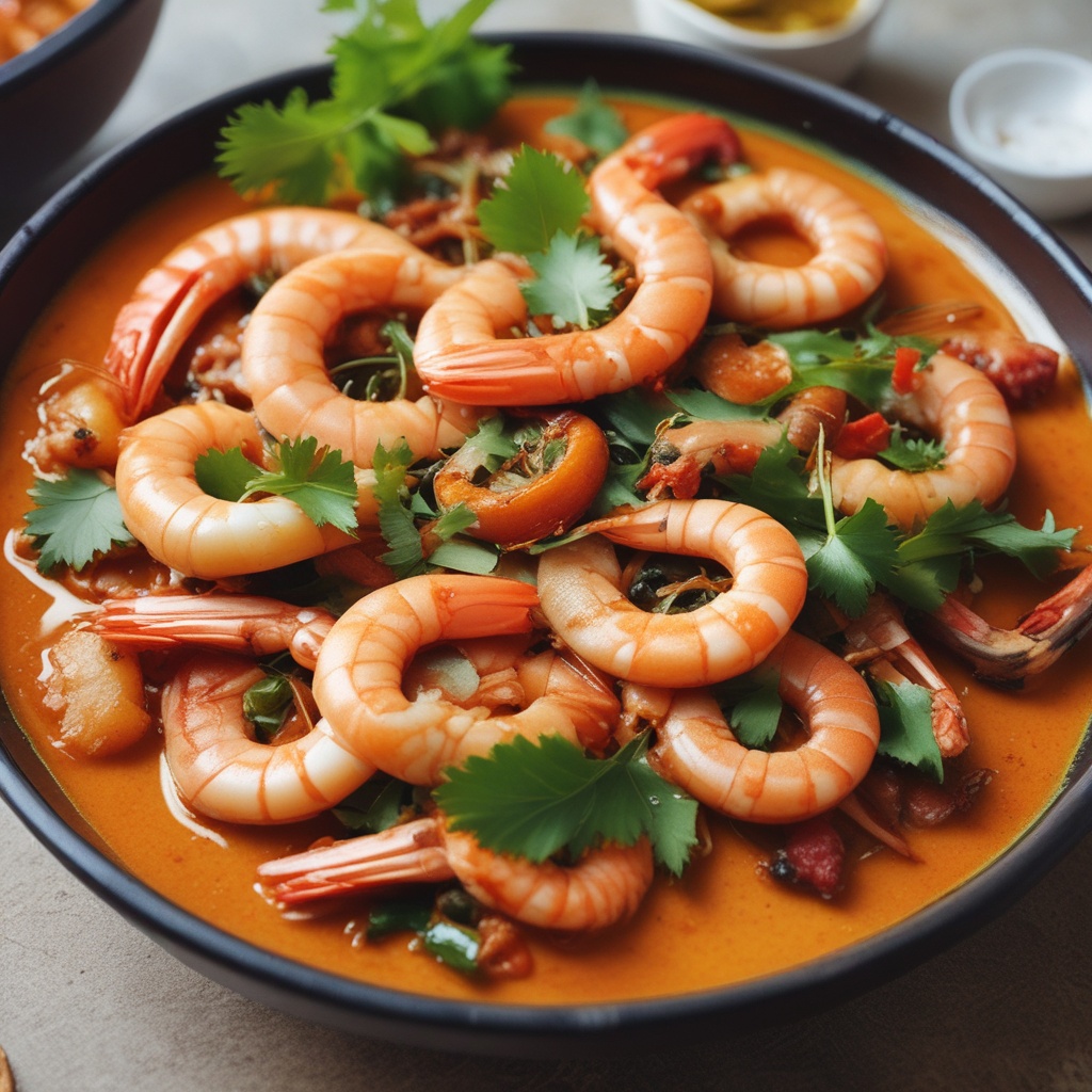 Prawn Raisukaree Dish