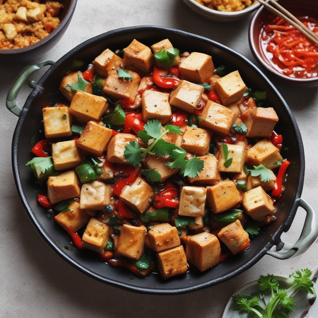 Tofu Firecracker Dish